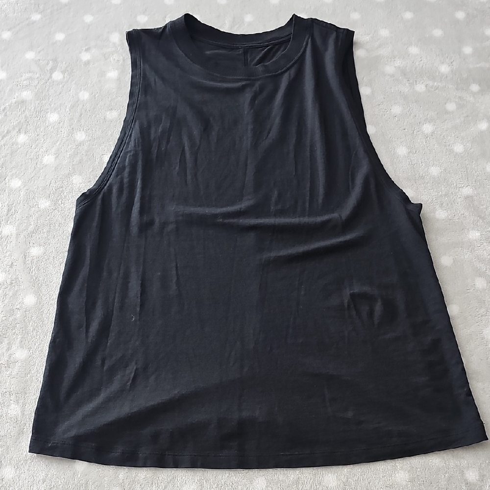 Lululemon Athletica Black Sleeveless Muscle Tee
